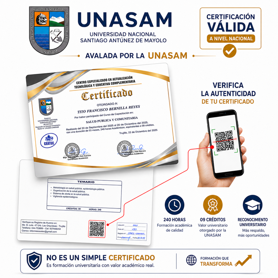 Muestra de Verificación con QR y DNI